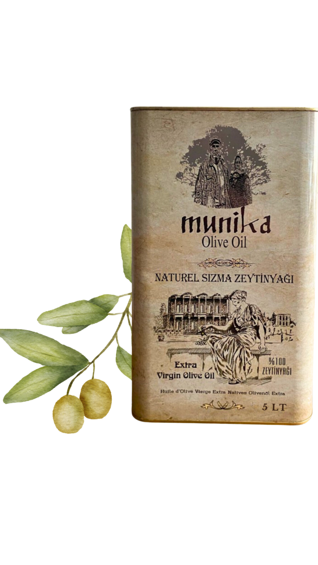 Munika Sızma Zeytinyağı 5 LT